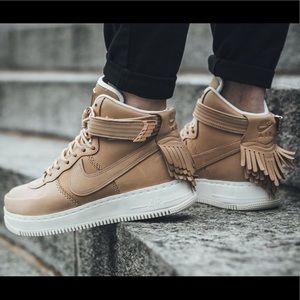 Nike Air Force 1 Vachetta Tan High Sport Luxury